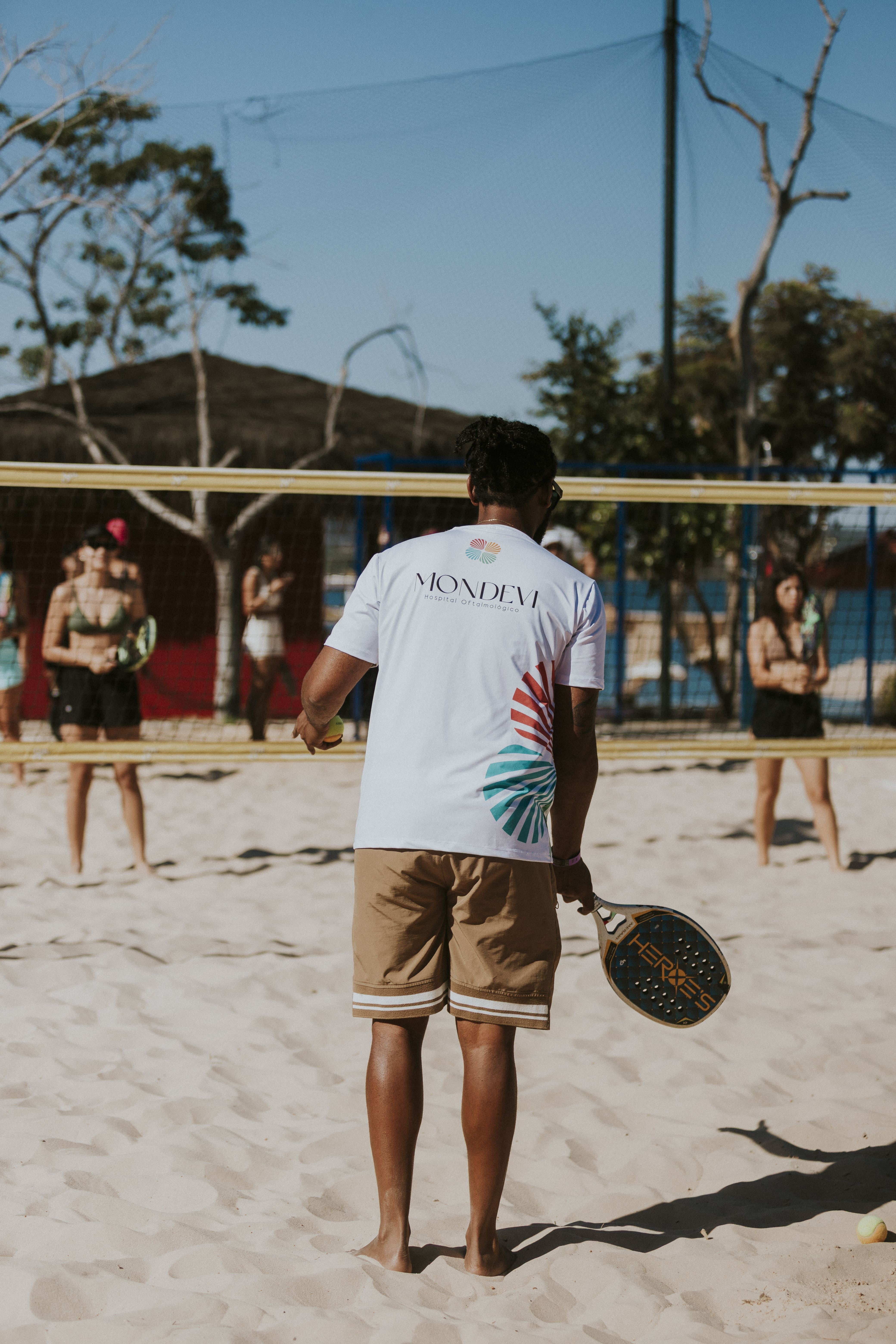 Beach tennis no Na Praia Parque
