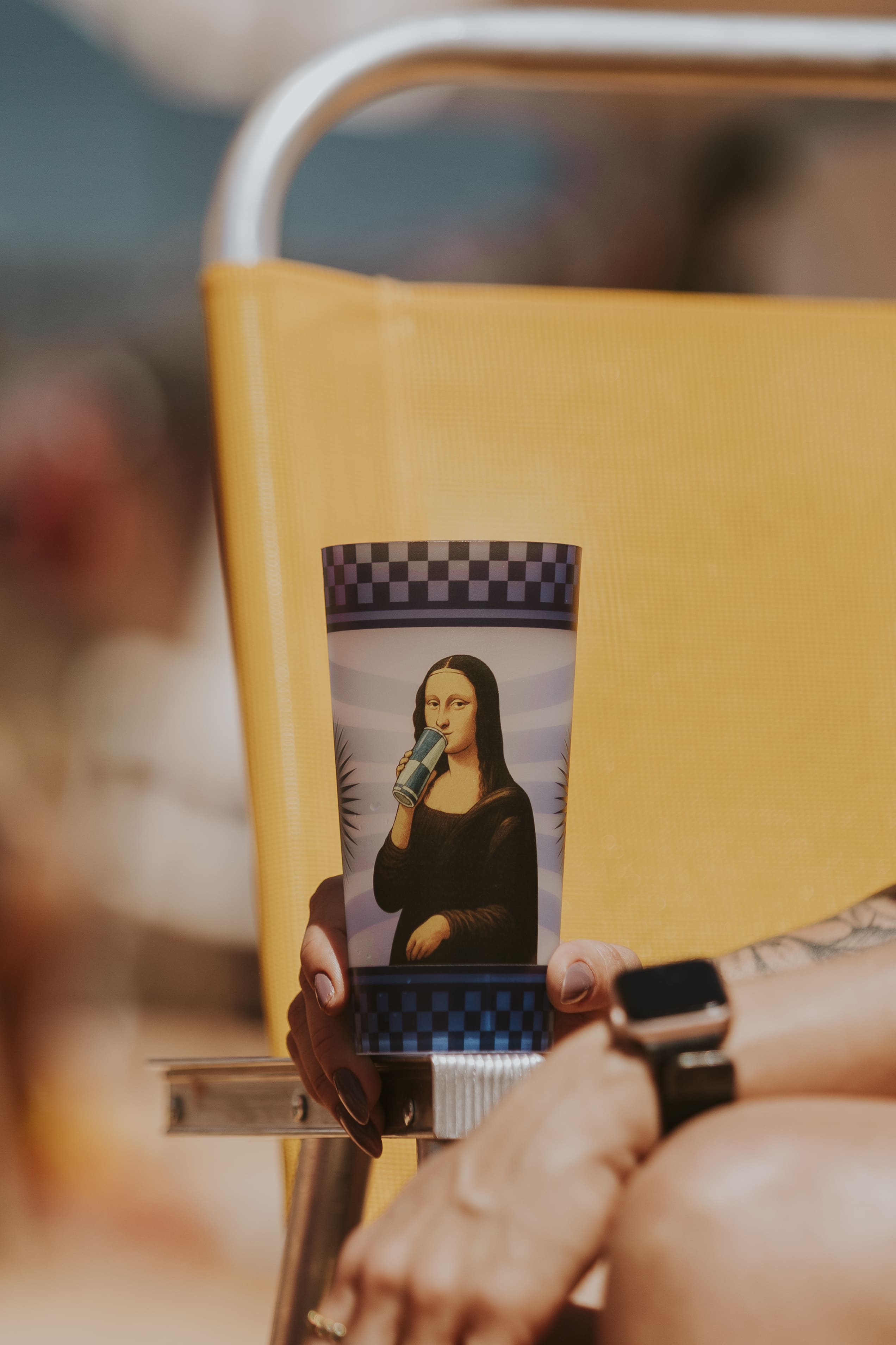 Copo Mona Lisa Na Praia Festival