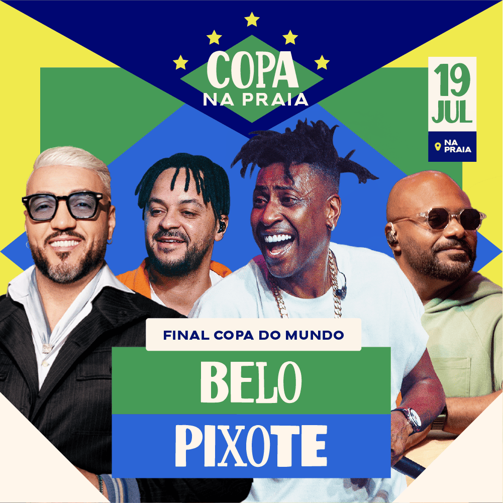 Show no Domingos de Praia — 14 de Junho